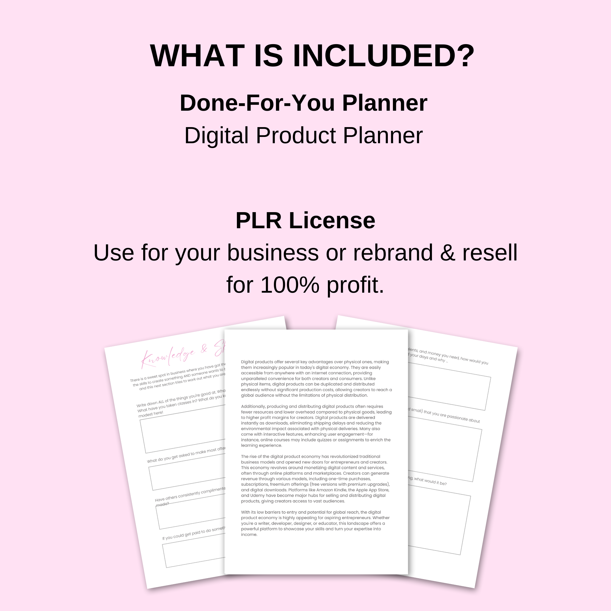 Ultimate Digital Product Planner