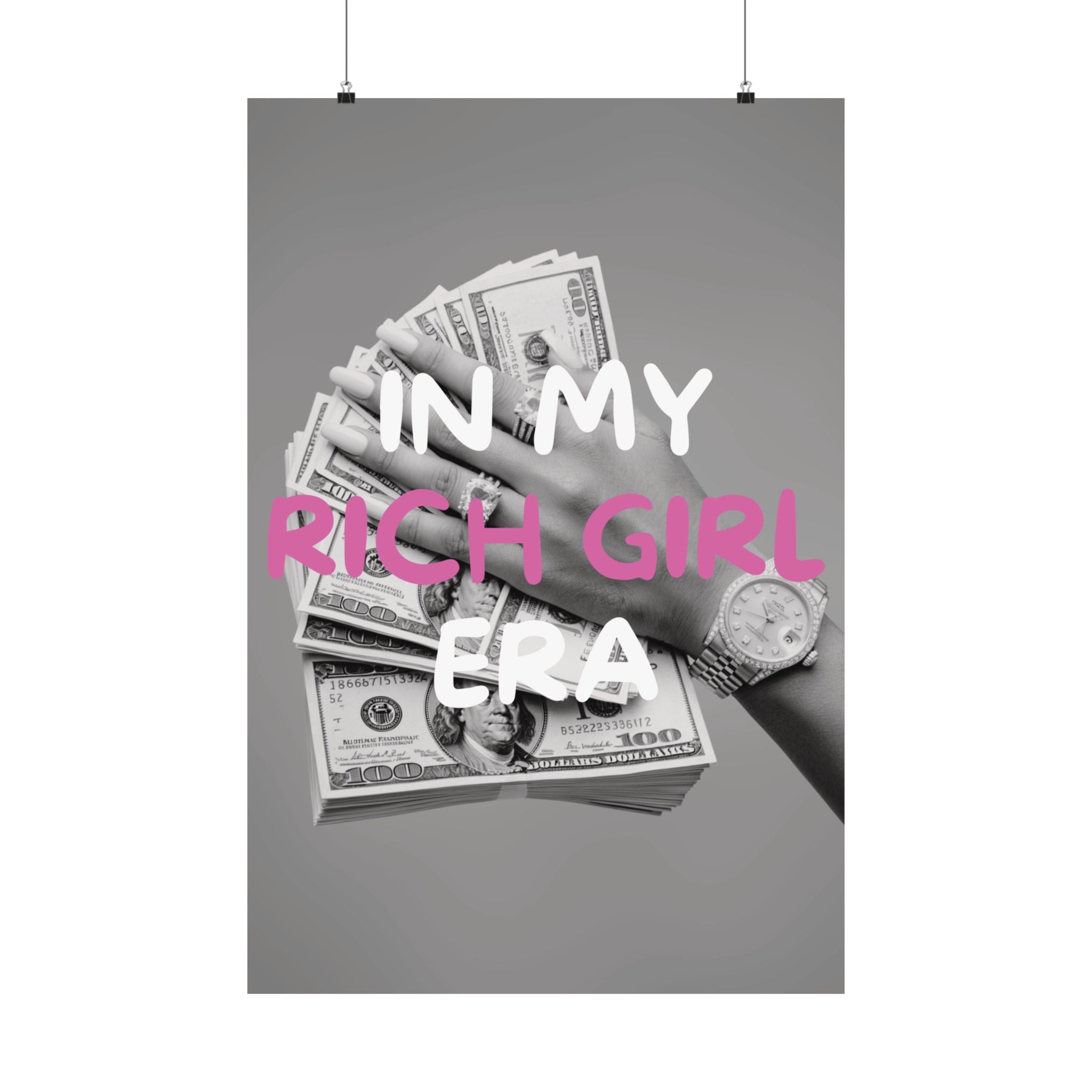 In My Rich Girl Era Wall Print