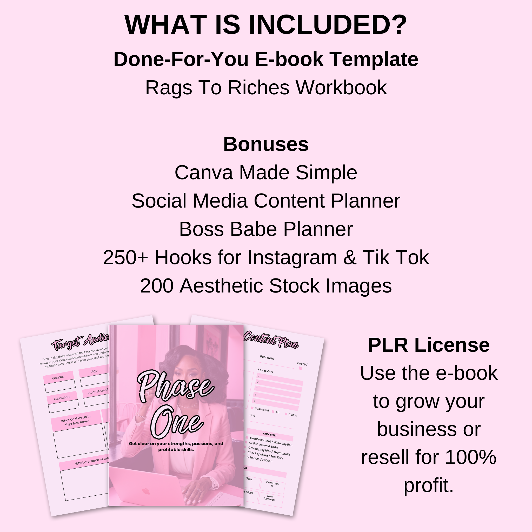 Rags To Riches Workbook