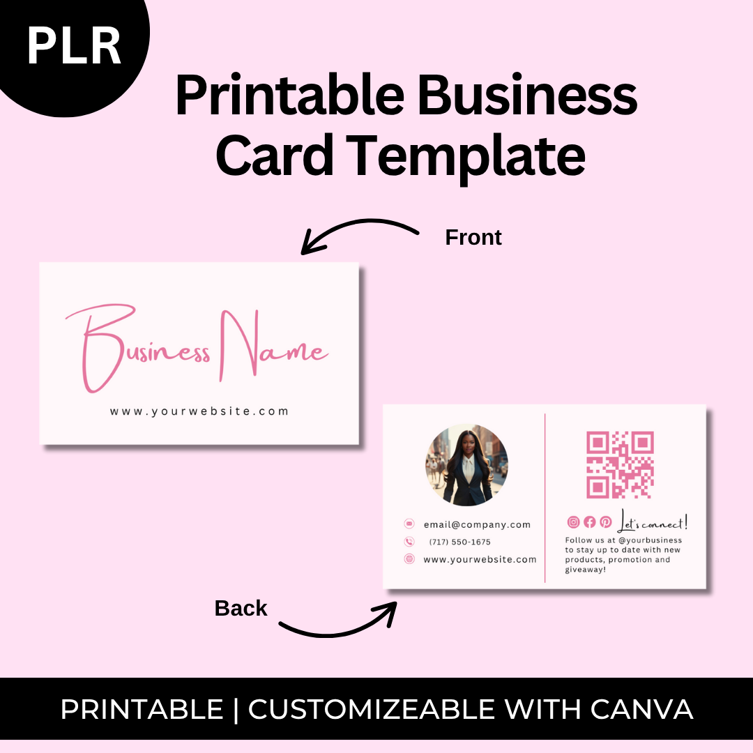 Printable Business Card Template