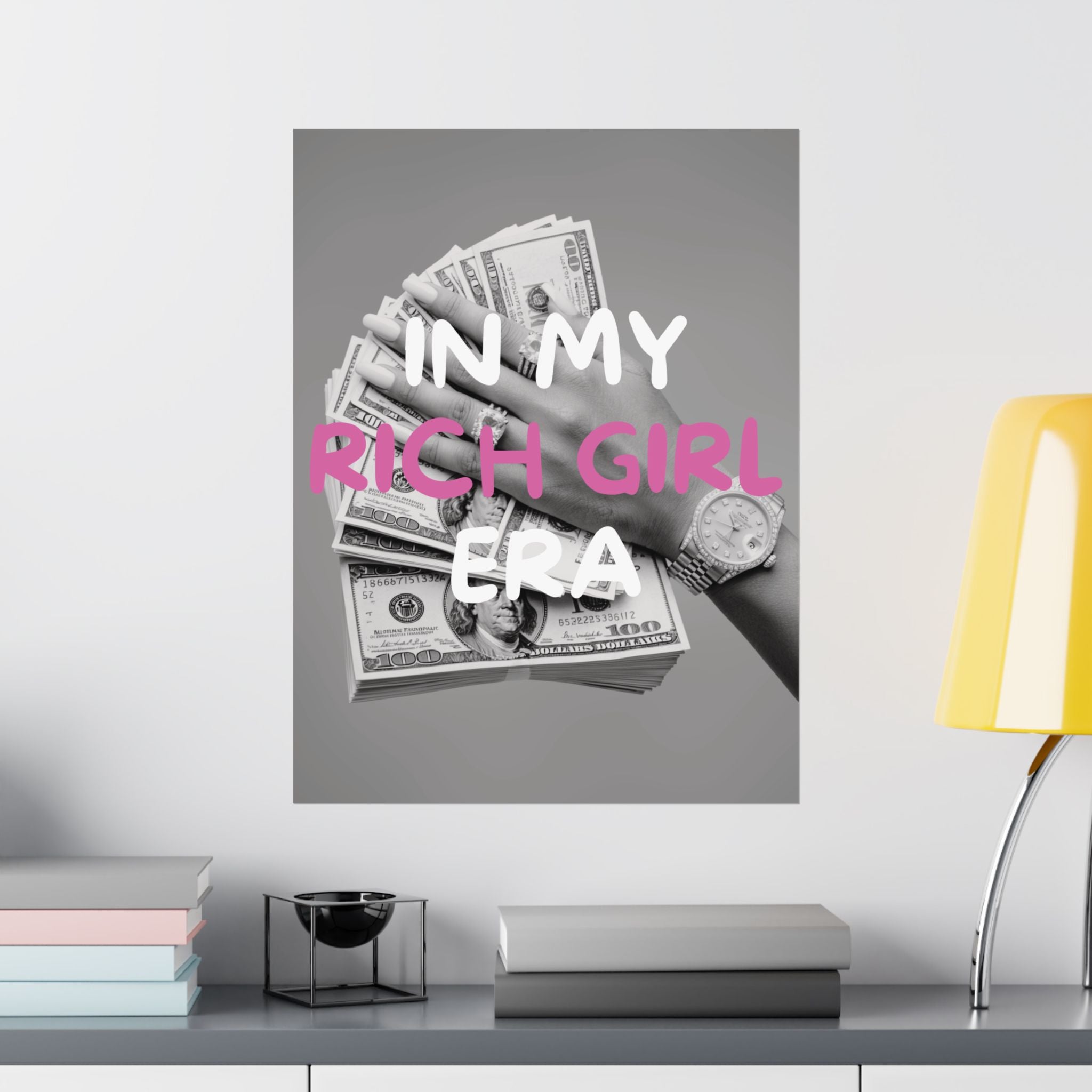 In My Rich Girl Era Wall Print
