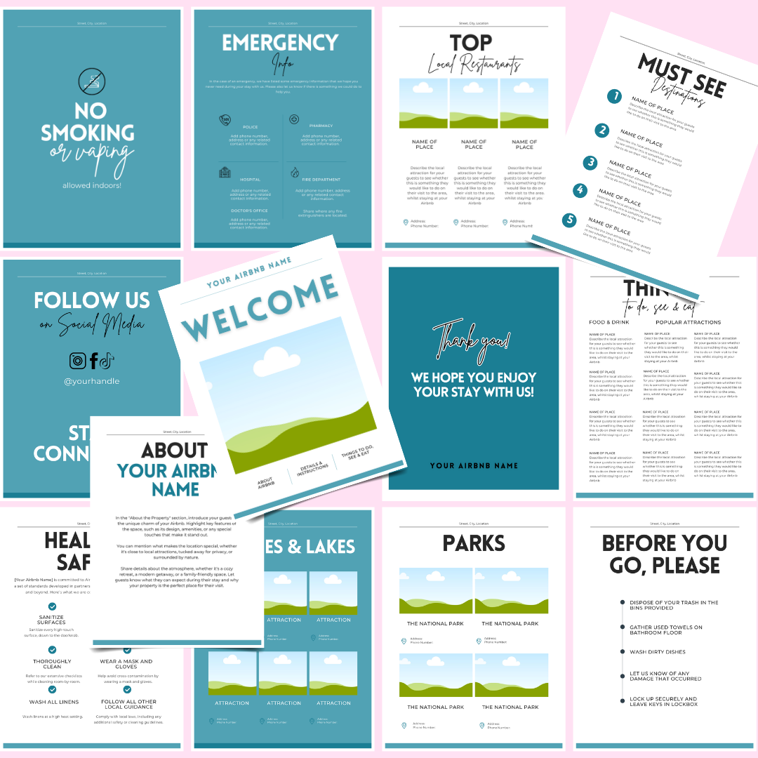 Airbnb House Manual Template