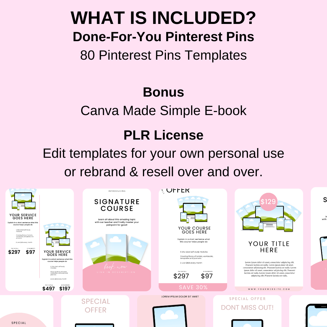 Digital Entrepreneur Pinterest Pin Mockups