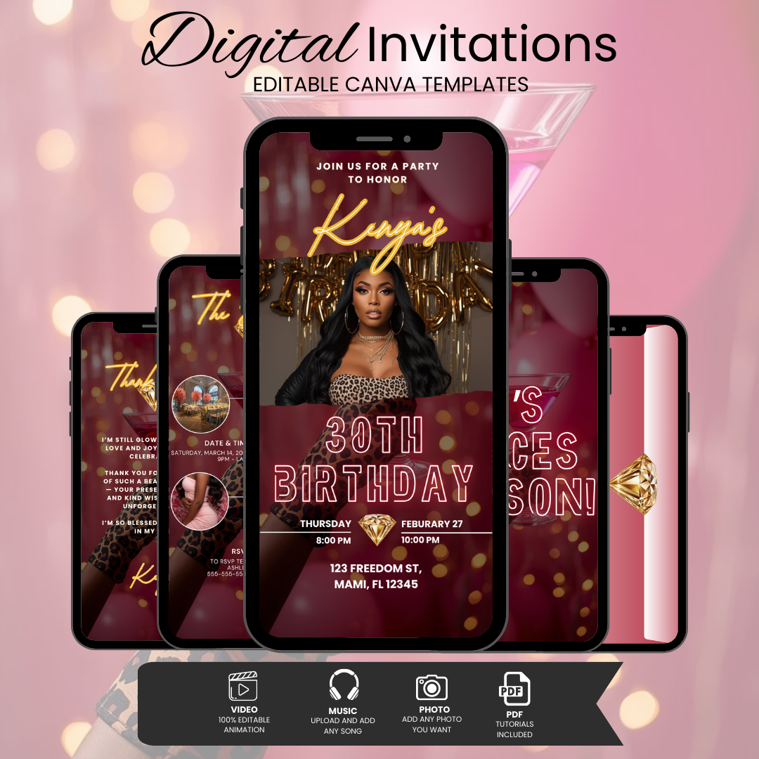 Pisces Season Birthday Party Invite