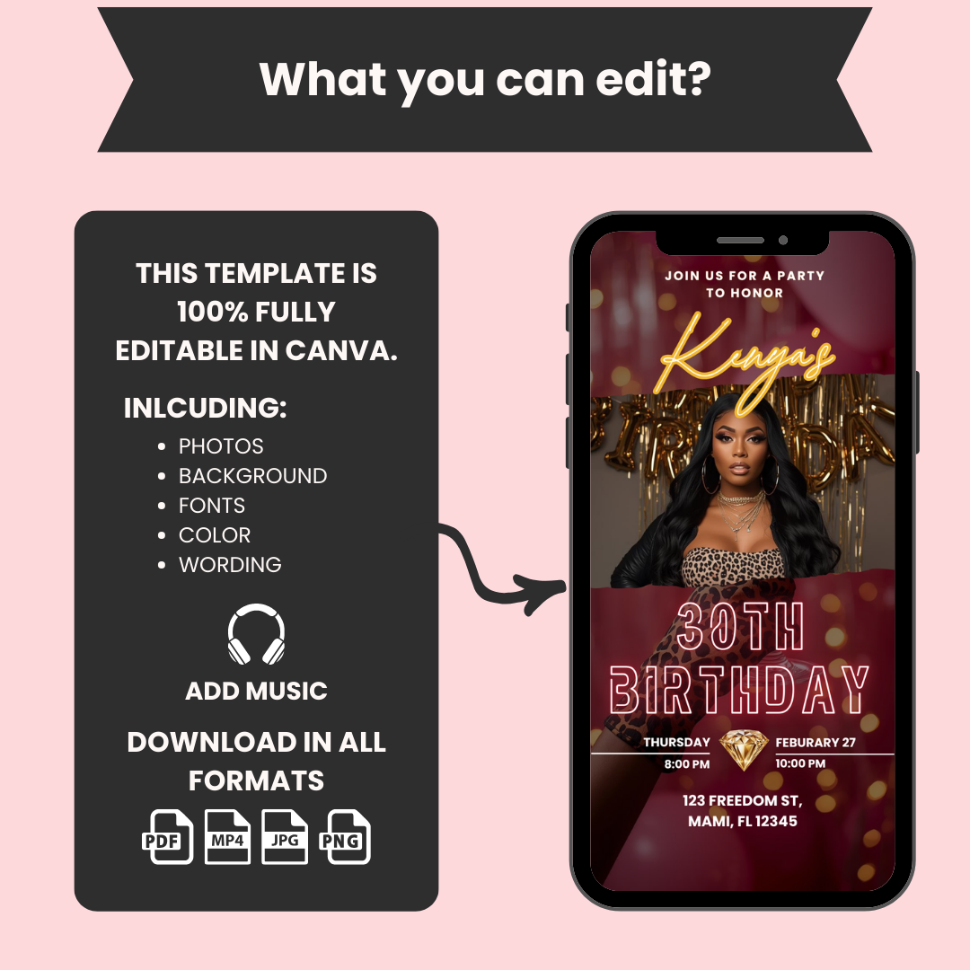 Pisces Season Birthday Party Invite