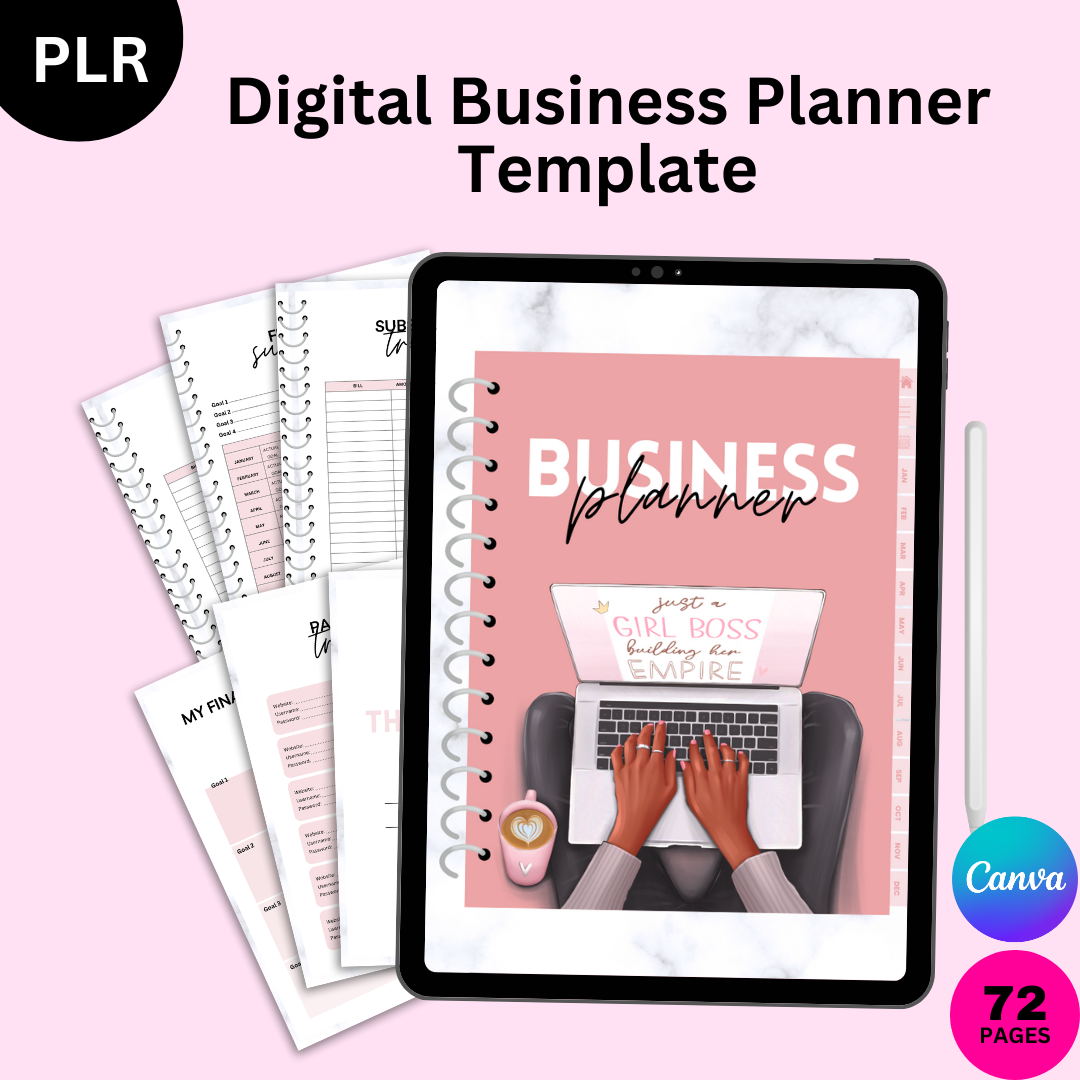 PLR Digital Business Planner
