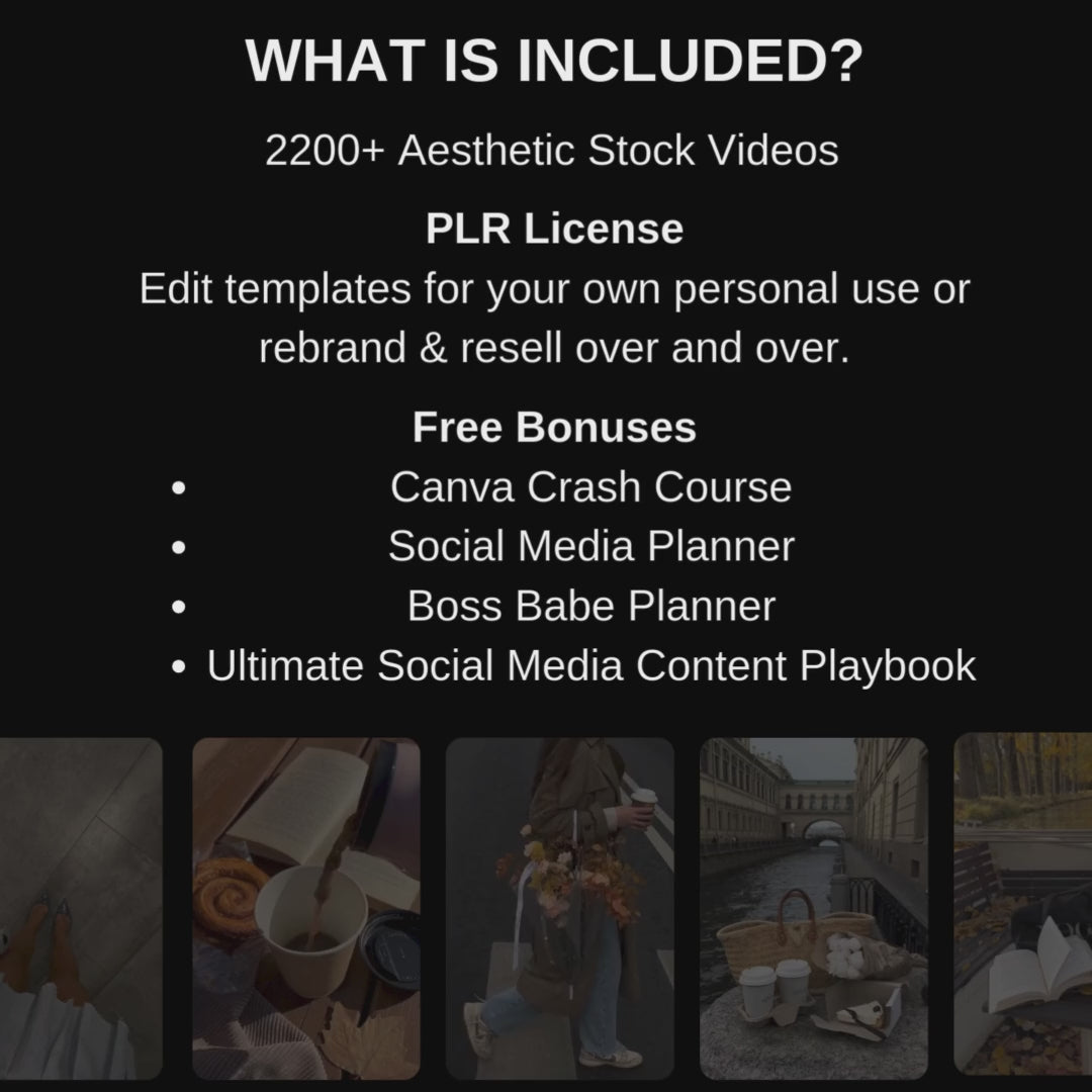 Aesthetic Stock Video Library