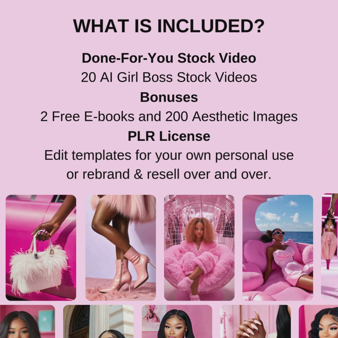 AI Girl Boss Stock Videos