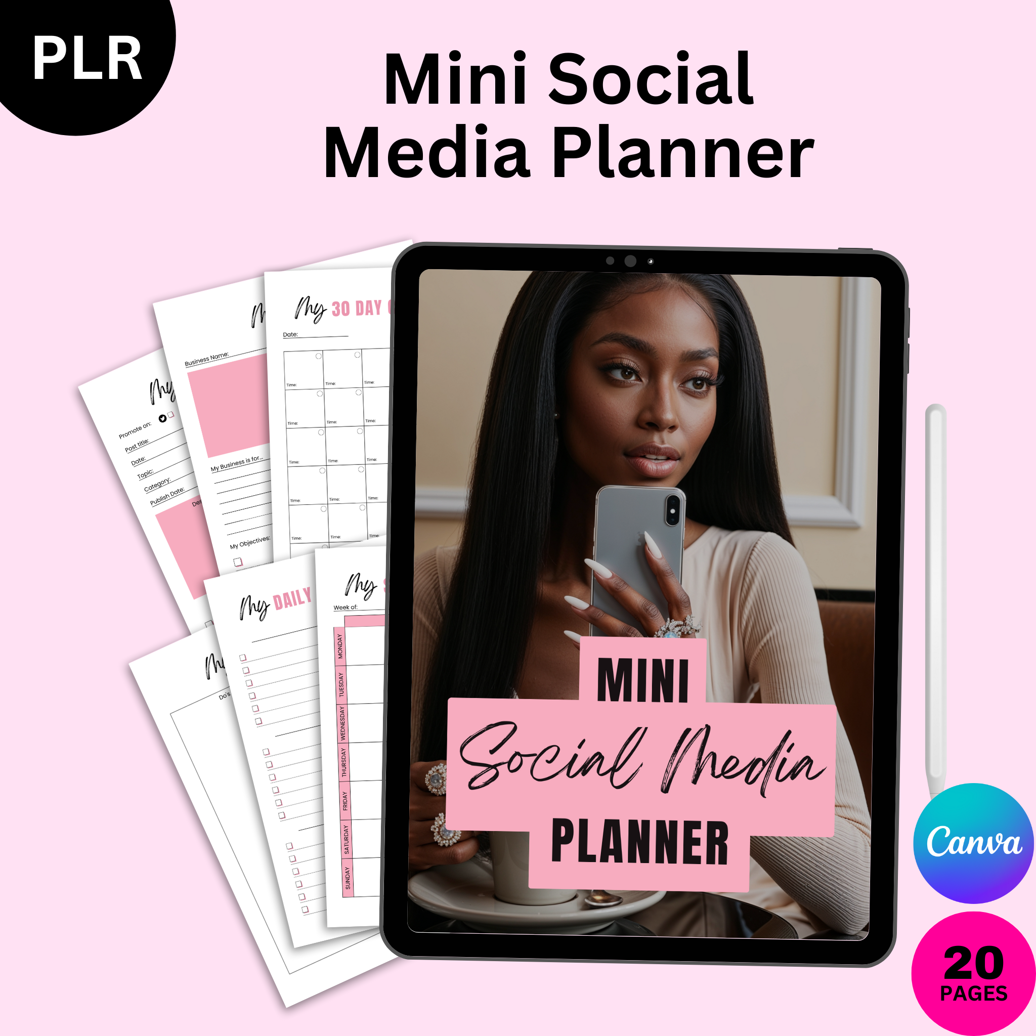 Mini Social Media Planner